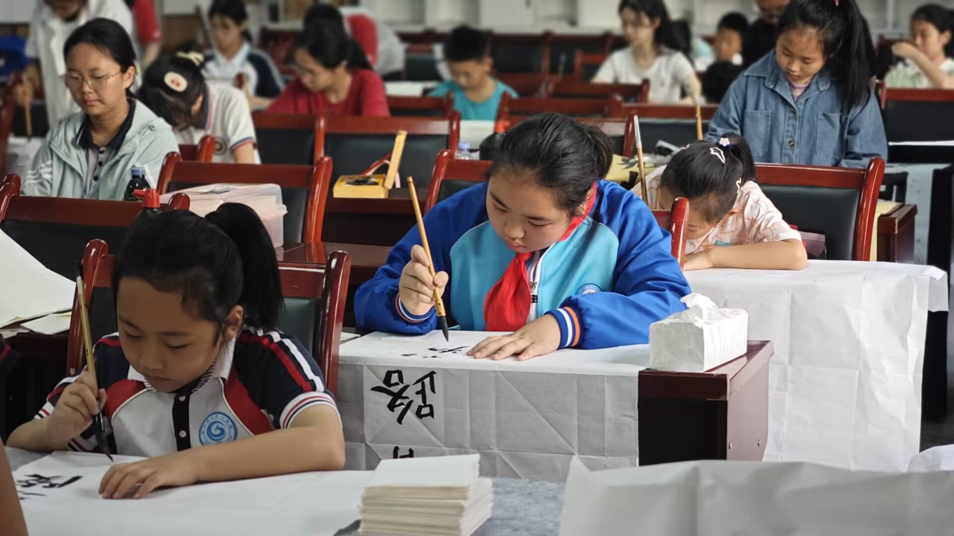 合江縣舉行“文化傳承 強(qiáng)國(guó)有我”青少年書(shū)畫(huà)傳習(xí)大賽 第 4 張